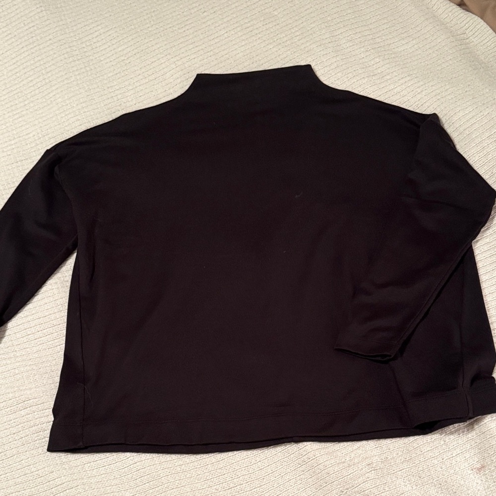 LOFT Elegant Black Knit Top